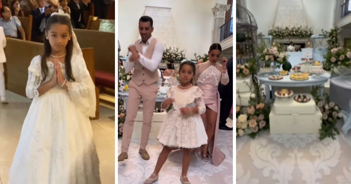 Así fue la primera comunión de la hija de Adamari López