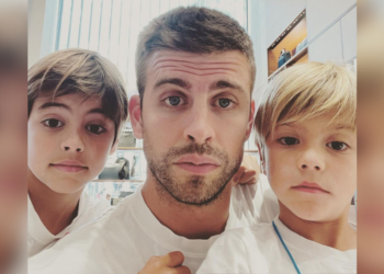 Gerard Piqué se reúne con sus hijos en Miami